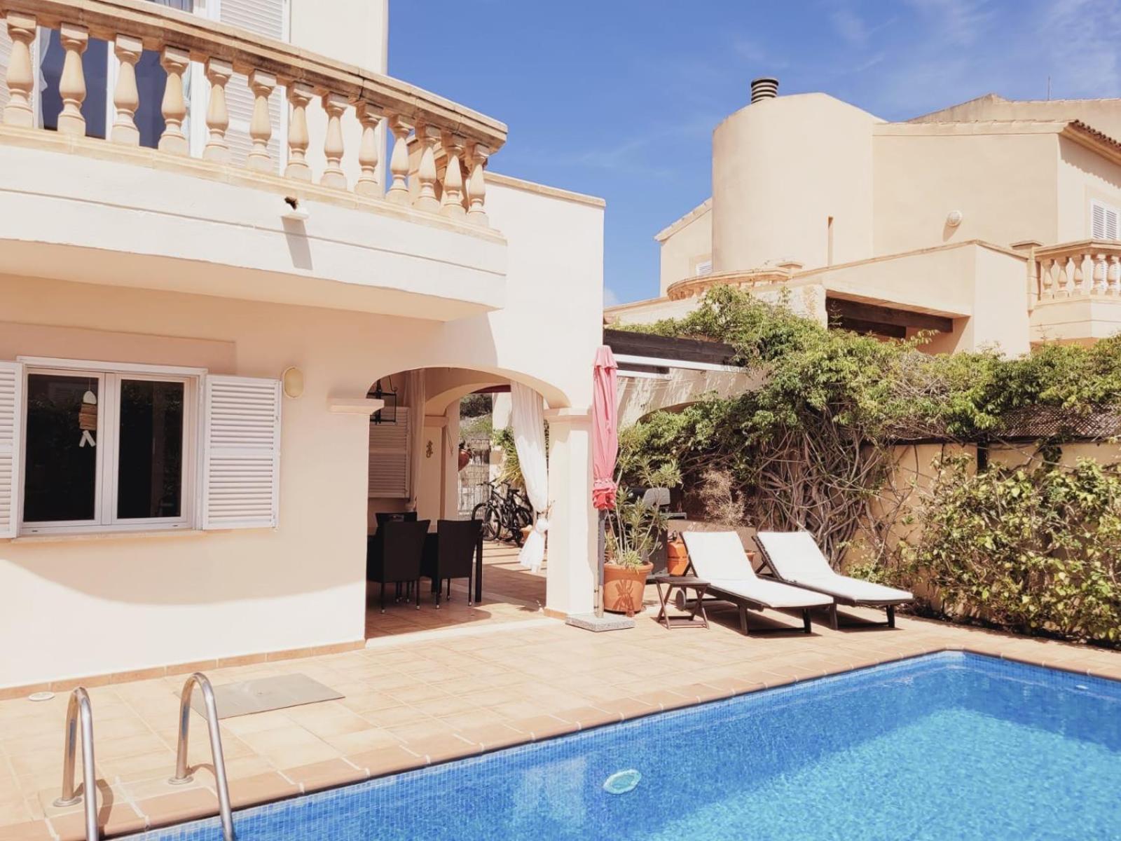 Ferienhaus Casa Yelmo Cala Mandia  Exterior foto